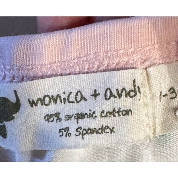 Monica & Andy Baby Size 0-3 Months Pajama Outfit Organic Cotton Gummy Bear Print - Picture 8 of 8